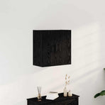 Wall-mounted Cabinet 60 x 31 x 60 cm Engineered Wood Black Oak