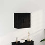 Wall-mounted Cabinet 60 x 31 x 60 cm Engineered Wood Black Oak