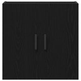 Wall-mounted Cabinet Black Oak 60 x 31 x 60 cm Engineered Wood - Rear View
