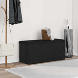 Storage Bench Black oak 102 x 42 x 45 cm Engineered Wood