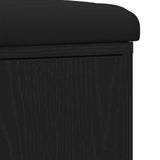 Shoe Bench with Drawer Black 100 x 30 x 48 cm Engineered wood - Extra Image
