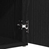 Shoe Bench with Drawer Black 100 x 30 x 48 cm Engineered wood - Extra Image