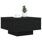 Black Oak 55 x 55 x 31 cm Engineered Wood