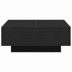 Coffee Table Black Oak 80 x 80 x 31 cm