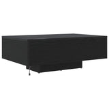 Coffee Table Black Oak 85 x 55 x 31 cm Engineered Wood - Low Angle