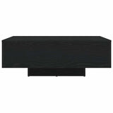 Coffee Table Black Oak 85 x 55 x 31 cm Engineered Wood - Rear View