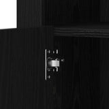 Side Cabinet Black oak 41 x 37 x 67 cm Engineered Wood - Extra Image