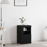 Side Cabinet Black oak 41 x 37 x 67 cm Engineered Wood