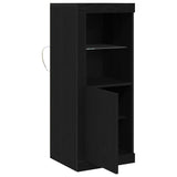 Sideboard Black 41 x 37 x 100 cm Engineered wood - Close-Up Angle
