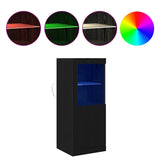 Sideboard Black 41 x 37 x 100 cm Engineered wood - Top-Down View