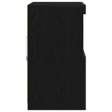LED Sideboard Black 60,5 x 37 x 67 cm Engineered Wood