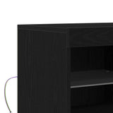 Sideboard Black 81 x 37 x 67 cm Engineered wood - Extra Image