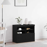Sideboard Black 81 x 37 x 67 cm Engineered wood