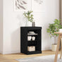 LED Sideboard Black Oak 41 x 37 x 67 cm Engineered Wood
