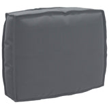 Cushion Anthracite 50 x 40 x 12 cm Oxford Fabric
