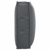 Cushion Anthracite 50 x 40 x 12 cm Oxford Fabric - Top-Down View