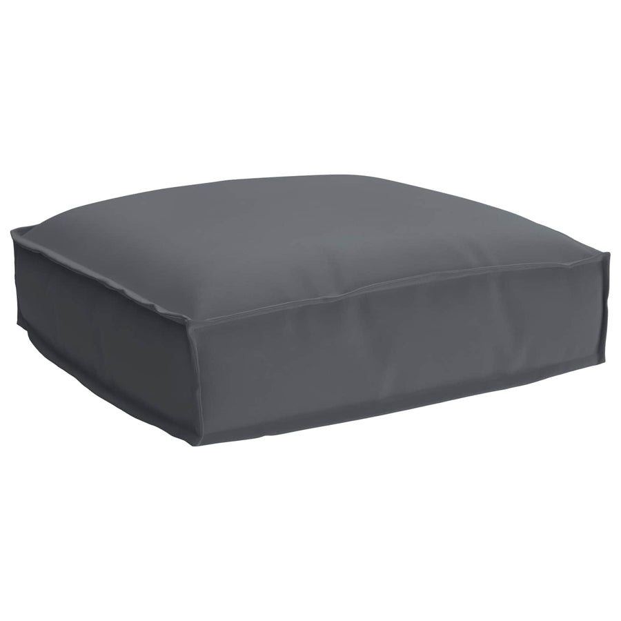 Cushion Oxford Fabric Anthracite 50 x 50 x 12 cm