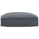 Cushion Anthracite 50 x 50 x 12 cm Oxford Fabric - Top-Down View