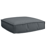 Cushion Oxford Fabric Anthracite 60 x 60 x 12 cm