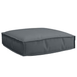 Cushion Anthracite 60 x 60 x 12 cm Oxford Fabric