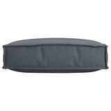 Cushion Anthracite 60 x 60 x 12 cm Oxford Fabric - Side View