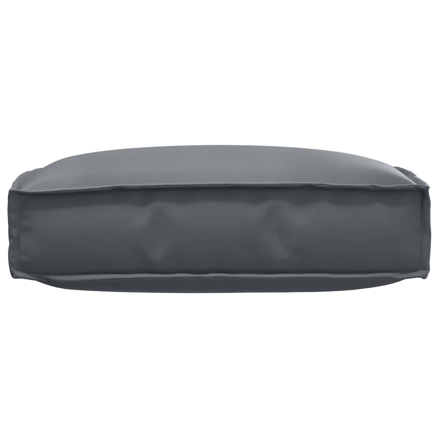 Cushion Oxford Fabric Anthracite 60 x 60 x 12 cm