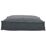 Cushion Anthracite 70 x 70 x 12 cm Oxford Fabric - Side View