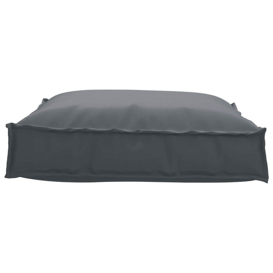Cushion Oxford Fabric Anthracite 70 x 70 x 12 cm