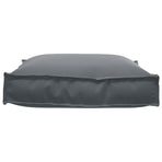 Cushion Oxford Fabric Anthracite 70 x 70 x 12 cm