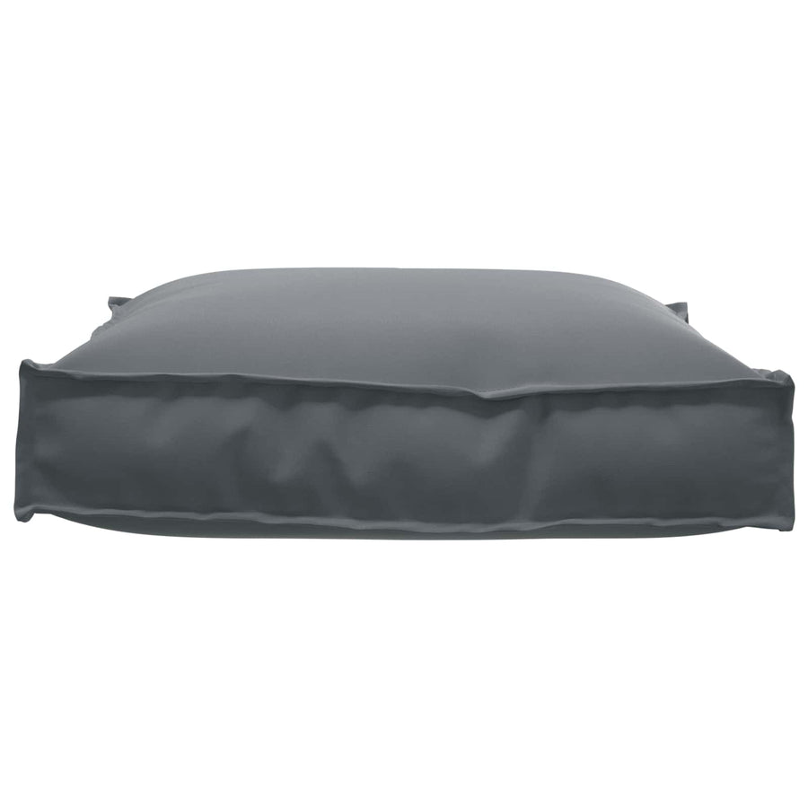 Cushion Oxford Fabric Anthracite 70 x 70 x 12 cm