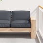 Cushion Oxford Fabric Anthracite 80 x 80 x 12 cm