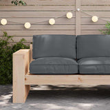 Cushion Anthracite 80 x 80 x 12 cm Oxford Fabric