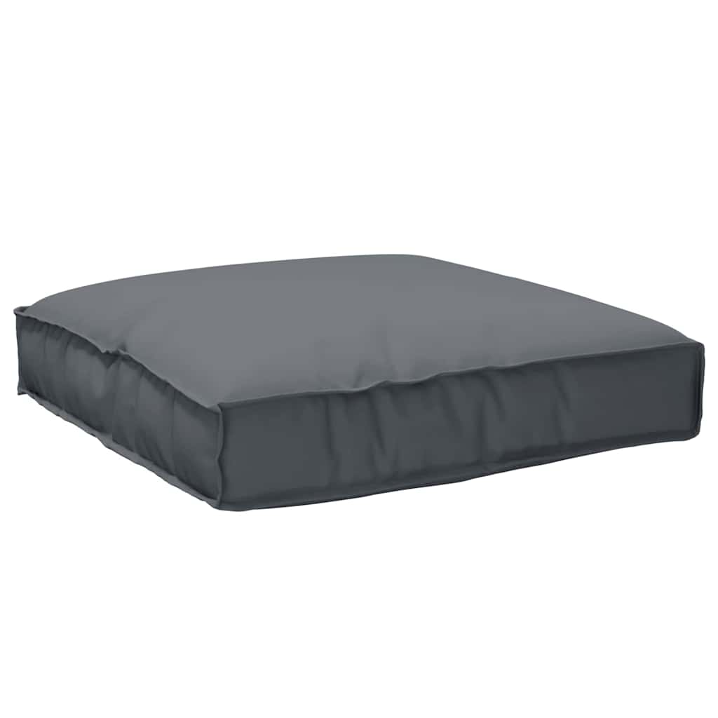 Cushion Anthracite 80 x 80 x 12 cm Oxford Fabric