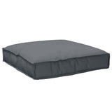 Cushion Anthracite 80 x 80 x 12 cm Oxford Fabric