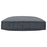 Cushion Anthracite 80 x 80 x 12 cm Oxford Fabric