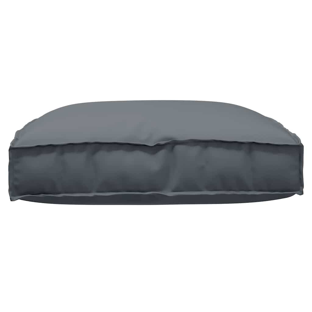 Cushion Anthracite 80 x 80 x 12 cm Oxford Fabric