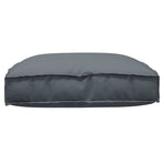Cushion Oxford Fabric Anthracite 80 x 80 x 12 cm