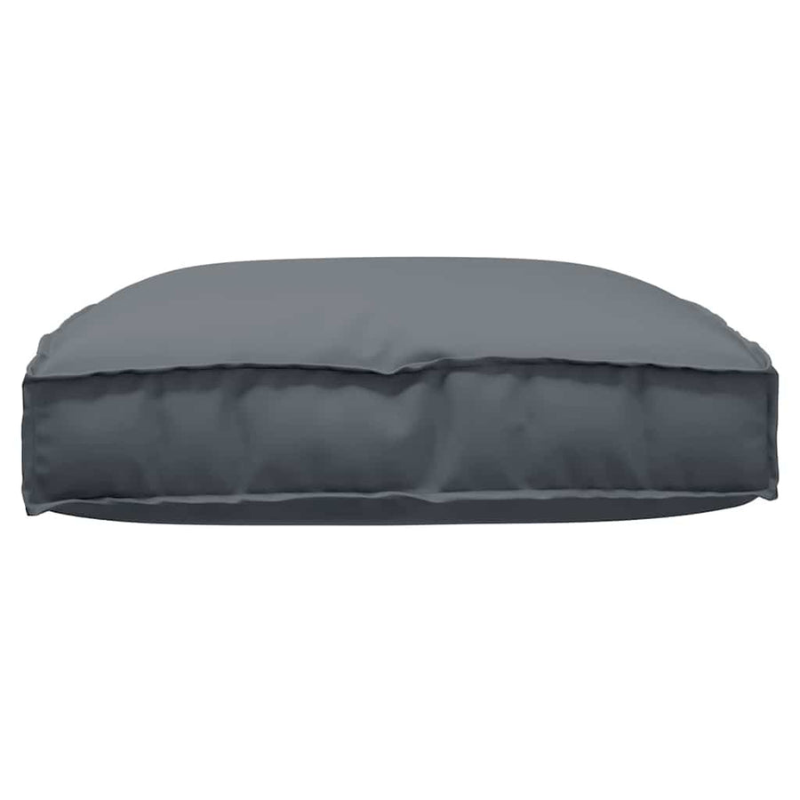 Cushion Oxford Fabric Anthracite 80 x 80 x 12 cm
