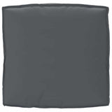 Cushion Anthracite 80 x 80 x 12 cm Oxford Fabric - Close-Up Angle