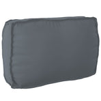 Cushion Oxford Fabric Anthracite 70 x 40 x 12 cm
