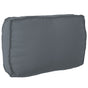 Cushion Oxford Fabric Anthracite 70 x 40 x 12 cm