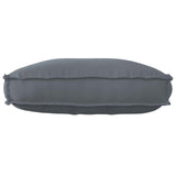 Cushion Anthracite 70 x 40 x 12 cm Oxford Fabric - Side View