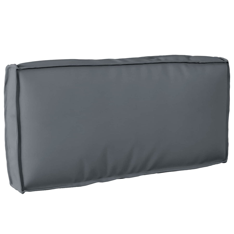 Cushion Oxford Fabric Anthracite 80 x 40 x 12 cm