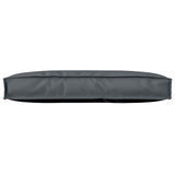 Cushion Anthracite 80 x 40 x 12 cm Oxford Fabric - Side View