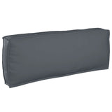 Cushion Anthracite 120 x 40 x 12 cm Oxford Fabric