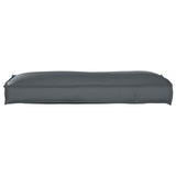 Cushion Anthracite 120 x 40 x 12 cm Oxford Fabric - Side View
