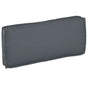 Cushion Oxford Fabric Anthracite 120 x 50 x 12 cm