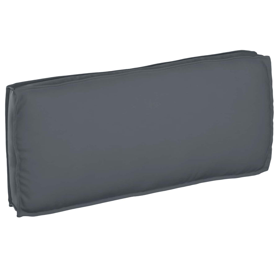 Cushion Oxford Fabric Anthracite 120 x 50 x 12 cm