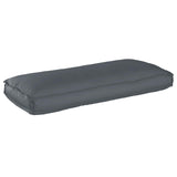 Cushion Anthracite 120 x 50 x 12 cm Oxford Fabric - Front View