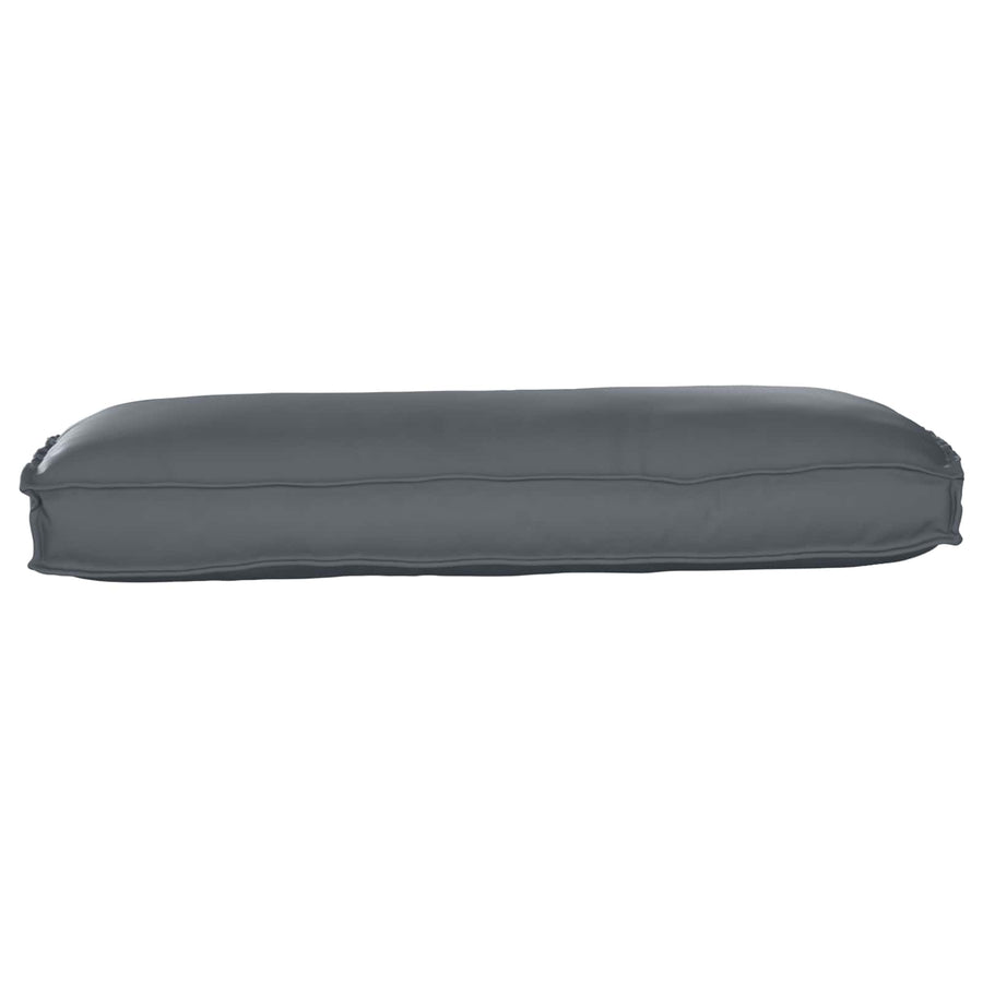 Cushion Oxford Fabric Anthracite 120 x 50 x 12 cm